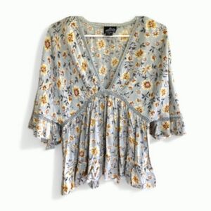 Angie Boho Floral Blouse (50%off Bundles $30+)